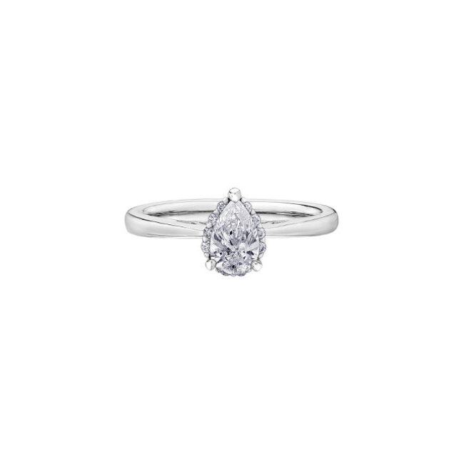 Halo Diamond Engagement Ring