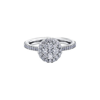 Utwo by Spicer Cole Halo Diamond Engagement Ring