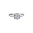 Halo Diamond Engagement Ring