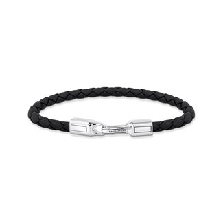 Thomas Sabo Black Leather Bracelet