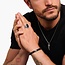 Silver Blackend Signet Ring With Black Onyx