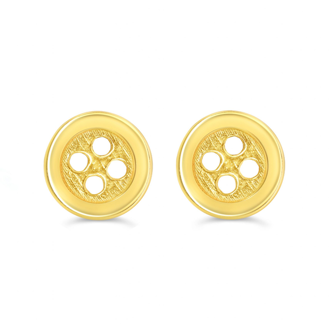 Bella Baby Button Stud Earrings
