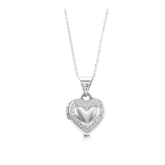 Bella Baby Filigree Heart Locket