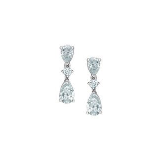 Diamond Evolution Pear-Shaped Lab Grown Diamond Drop-Studs