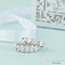 Oval Lab Grown Diamond Band in 14K White Gold