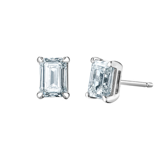 Diamond Evolution Emerald Cut Lab Grown Diamond Studs