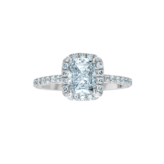 Diamond Evolution Cushion Cut Lab Grown Diamond Engagement Ring