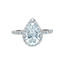 Pear-Shaped Lab Grown Diamond Engagement Ring