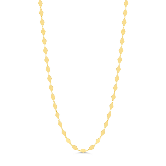 Bella Yellow Gold Kite Necklace