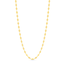 Kite Disc Station Necklace in 10K Yellow Gold