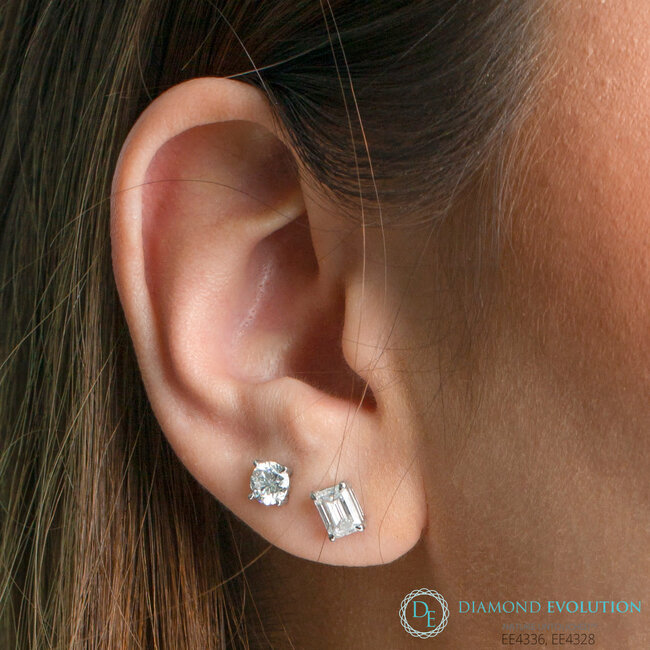 Round Brilliant Cut Lab Grown Diamond Studs