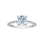 Round Lab Grown Diamond Engagement Ring