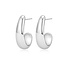 Reign Puffy J-Hoop Earring