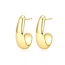 Reign Puffy J-Hoop Earring