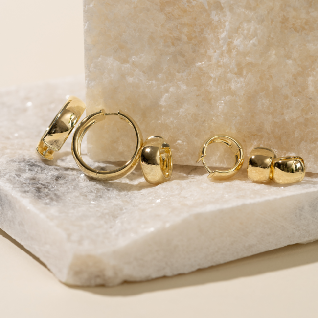 Reign Chunky Hoop Earrings