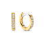 Ti Sento Pave Huggie Earrings