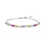 Reign Happy Colours Multi Stone Bolo Bracelet
