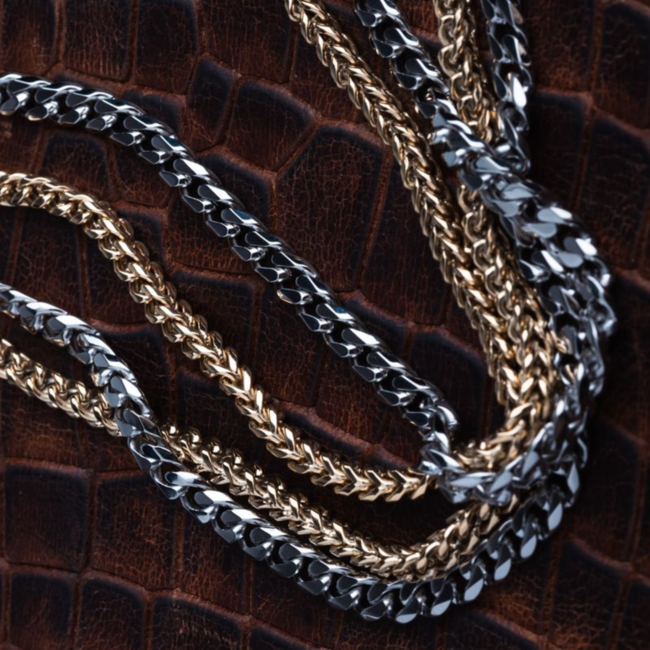 Stainless Steel Round Franco Chain