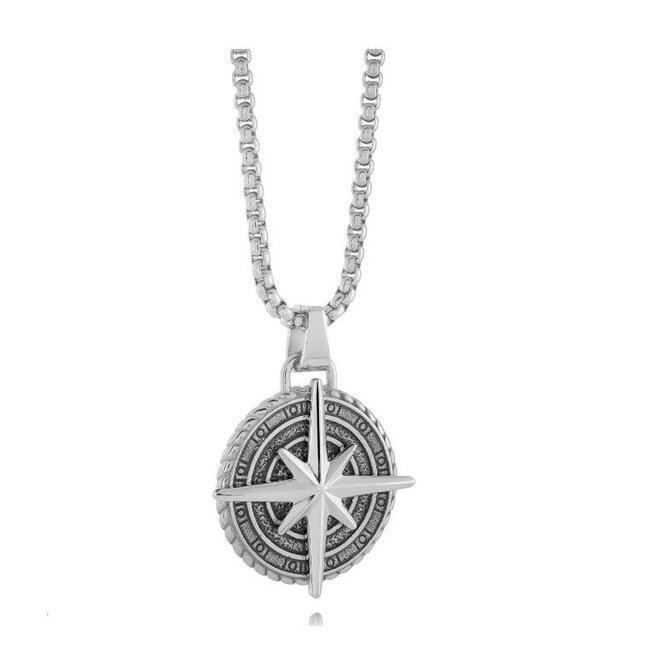 Stainless Steel North-Star Pendant