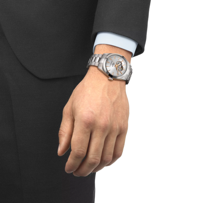 Tissot Gentleman Open Heart 40mm Automatic Watch