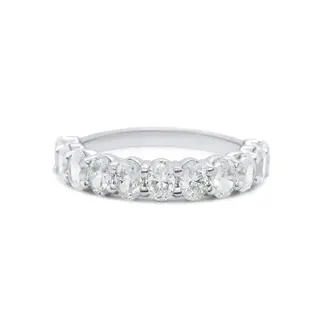 Bands by Spicer Cole Oval Diamond Band