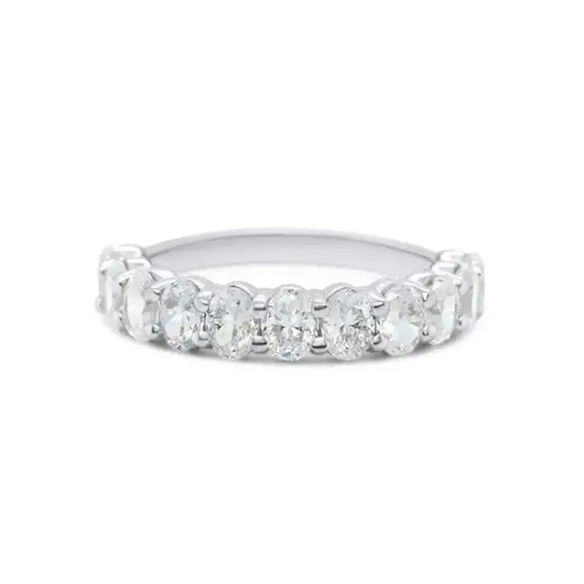 Oval Diamond Band