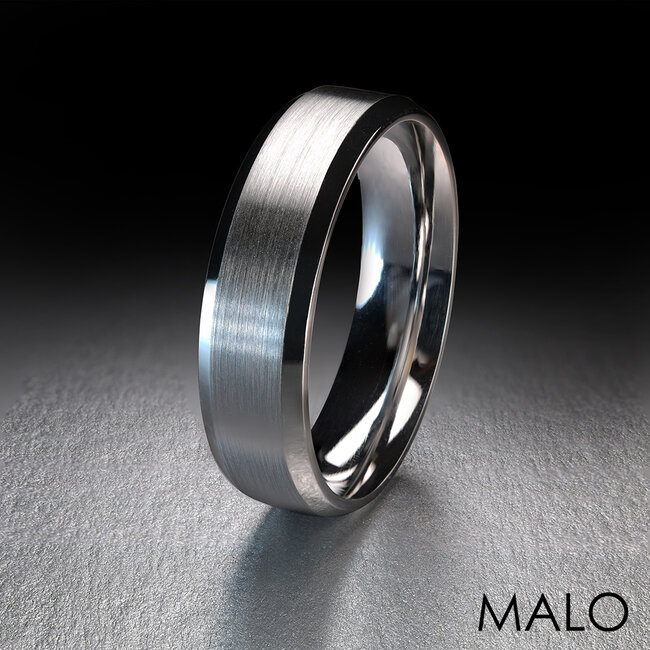 Satin Carved 6mm Wedding Band