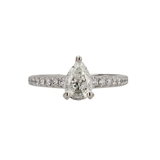 Utwo Bridal by Spicer Cole Pear Shaped Engagement Ring