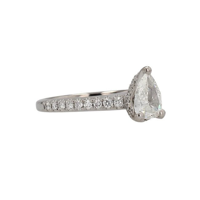 Pear Shaped Engagement Ring