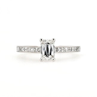 Utwo by Spicer Cole Emerald Cut Engagement Ring