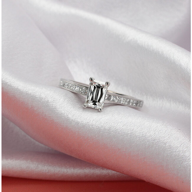 Emerald Cut Engagement Ring
