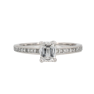 Utwo by Spicer Cole Emerald Cut Engagement Ring