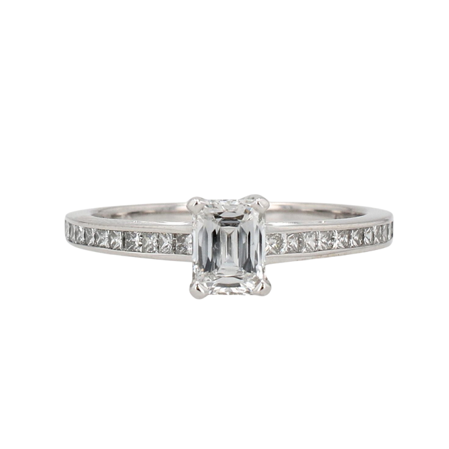 Emerald Cut Engagement Ring