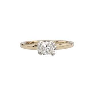 Utwo Bridal by Spicer Cole Oval Hidden Halo Engagement Ring