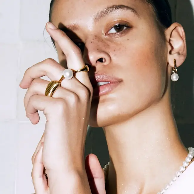 Ti Sento Pearl Drop Earrings