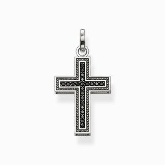 Thomas Sabo Thomas Sabo Black Pave Cross Pendant
