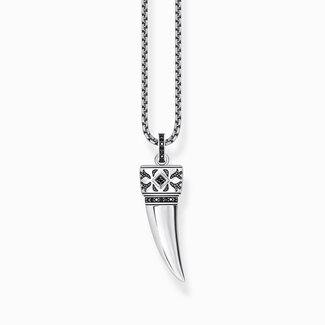 Thomas Sabo Thomas Sabo Blackened Wolf Tooth Necklace