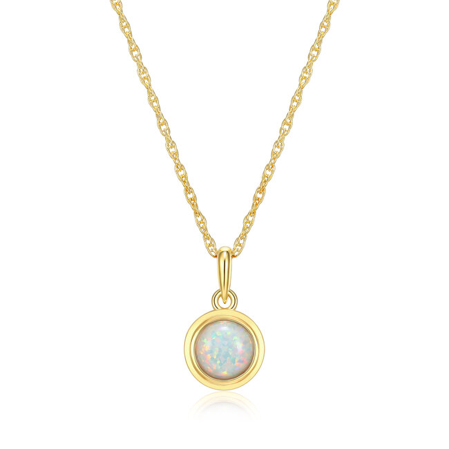 Reign Gold-Plated Birthstone Pendant