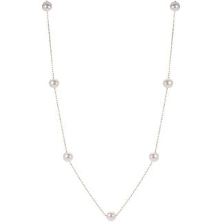 Pearls by Spicer Cole Akoya Pearl Station Necklace