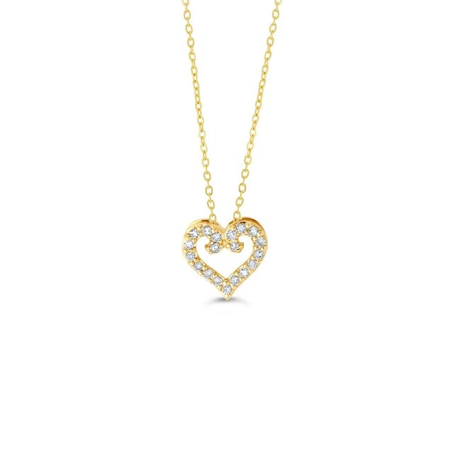 Icicles Love Heart Pendant