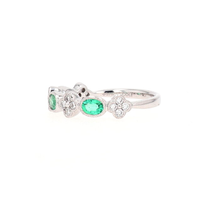 Diamond & Emerald Band