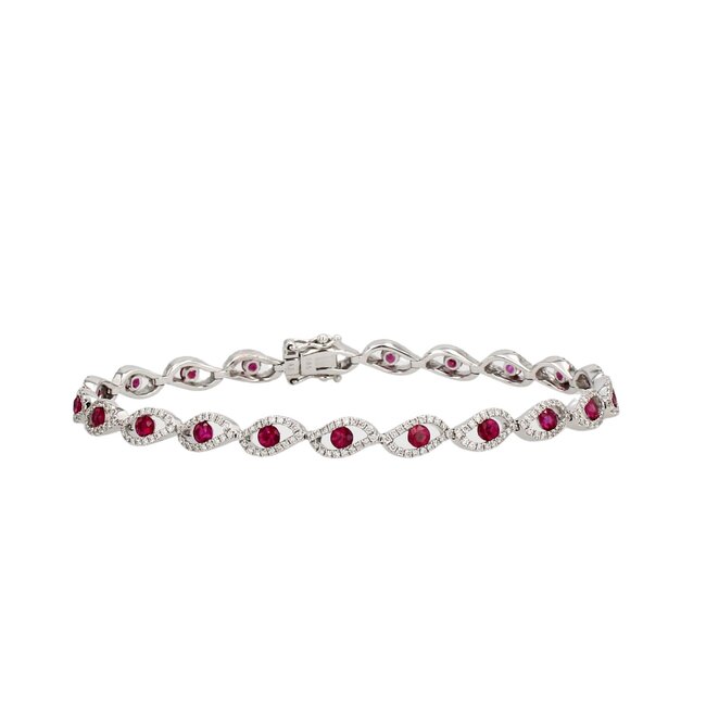 Ruby & Diamond Bracelet