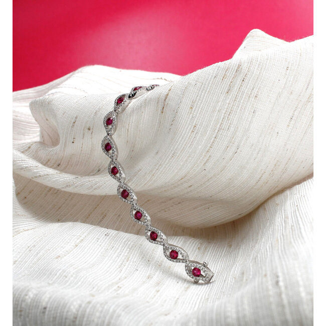 Ruby & Diamond Bracelet