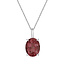 Solitaire Garnet Pendant