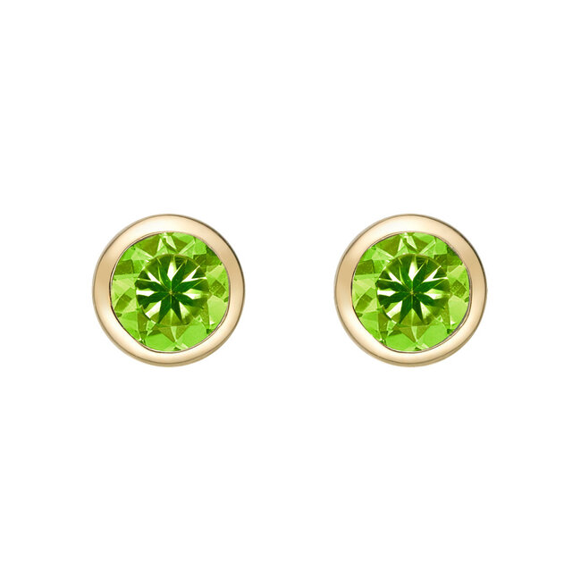 Peridot Stud Earrings