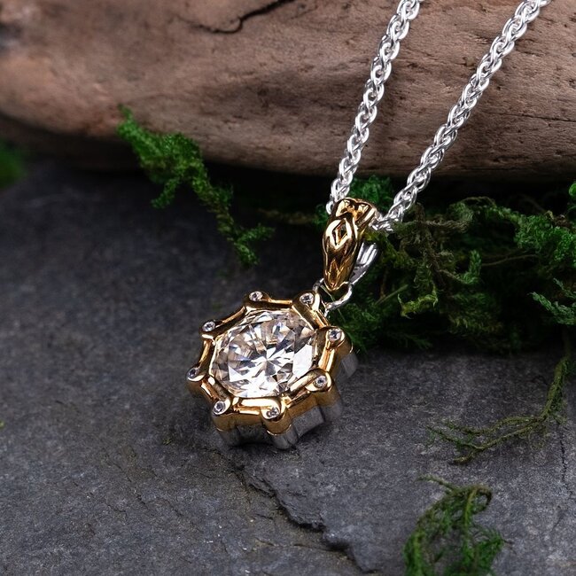 Celestial Moissanite Pendant