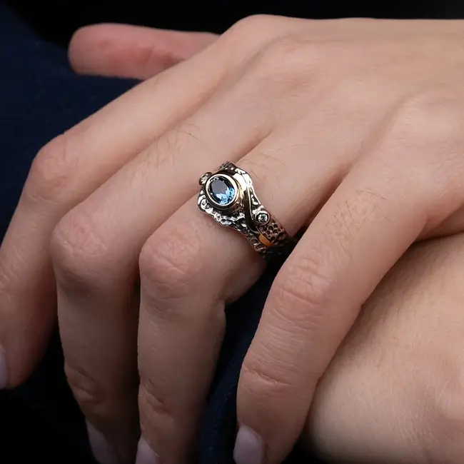 Rocks 'n Rivers London Blue Topaz Ring