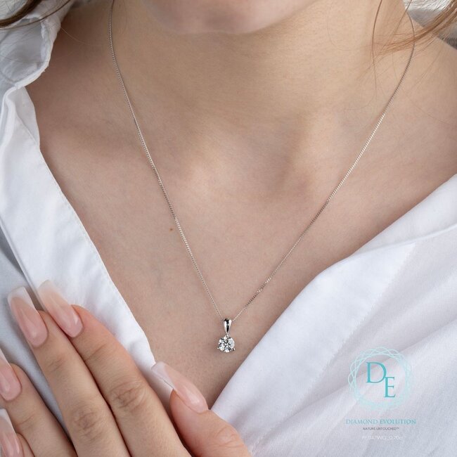 Martini Solitaire Lab Grown Pendant