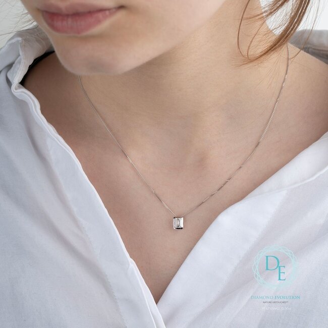 Picture Frame Lab Grown Pendant