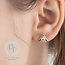 Chevron Lab Grown Diamond Earrings